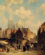 European city landscape, street landsacpe, construction, frontstore, building and architecture. 311 unknow artist